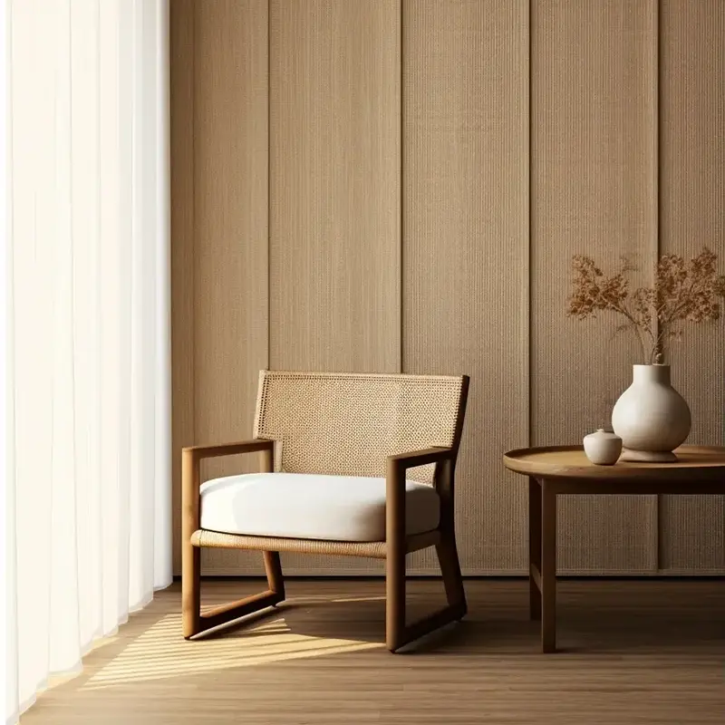 Večbarvni leseni zrn PVC dekorativni film